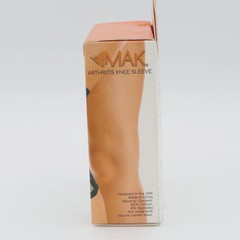 IMAK Arthritis Knee Sleeve Sz Large 19″-21″ Mild Compression A20152 Gray /Black