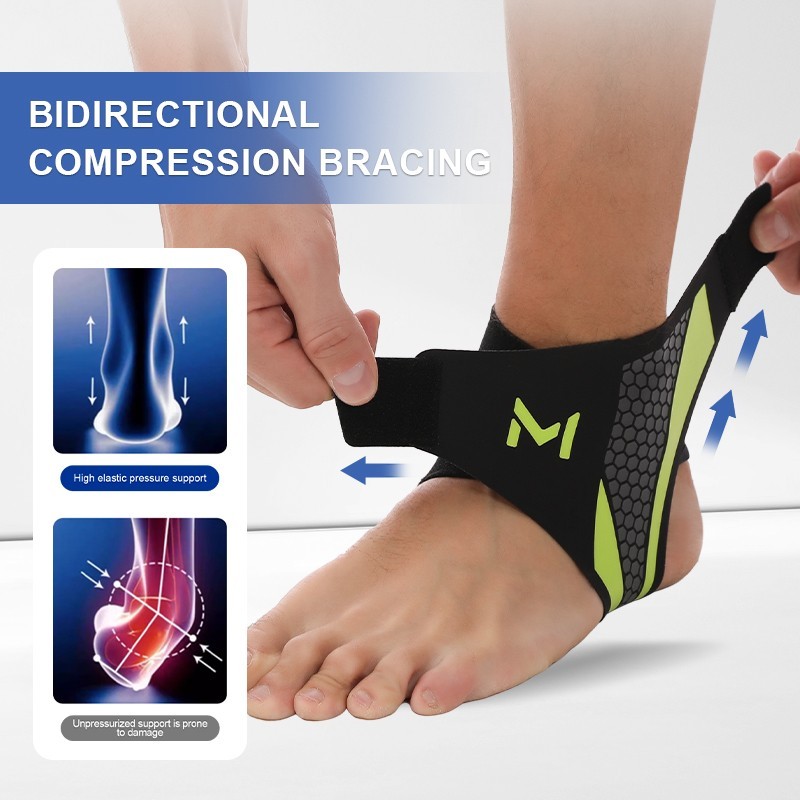 Ankle Support Brace Compression Sleeve Sport Joint Pain Relief Foot Care Wrap