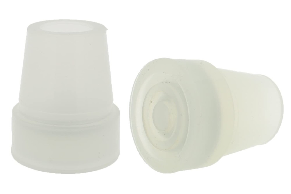 2 Pcs: 3/4″ (19mm) Glow in The Dark Rubber Tips Ferrules for 19mm, Green