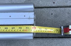 ACORN 120/130 STAIRLIFT RAIL APPROX 71-1/2″ LONG WITH GEAR TRACK CHARGING STRIP