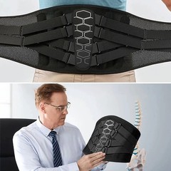 Adjustable Lower Back Brace Lumbar Support Waist Belt Men Women Back Pain Relief