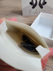 Royal Hearing F-AID Ear-Hook Hearing Aid Black Wireless Bluetooth Rechargeable