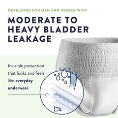 Prevail Per-Fit Adult Unisex Daily Underwear/Diapers, Medium, 20-Pack
