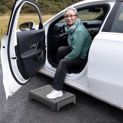 Mobility Step Stool 420lbs Load Capacity – Non-Slip Platform for Indoor/Outdoor