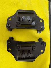 SET OF 2 WHEELCHAIR BACK SUPPORT BRACKET GOOD AS PICTURE