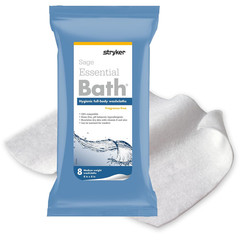 Stryker – Essential Bath Cleansing Washcloths – 6 Packages, 48 Cloths – Fragran