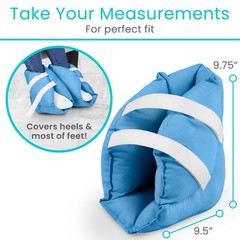 Xtra-Comfort Heel Protector Cushion (Pair) – 1 Pair (Pack of 1), Light Blue