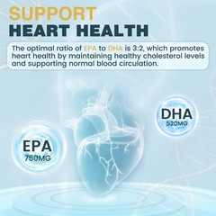 NATURE TARGET Omega 3 Fish Oil 2000mg Softgels with 120 Count (Pack of 1)
