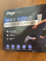 Physflex knee sleeve maximum support size XL