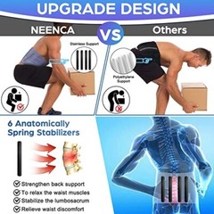NEENCA Back Support Brace for Pain Relief of Back/Lumbar/Waist Size XXL