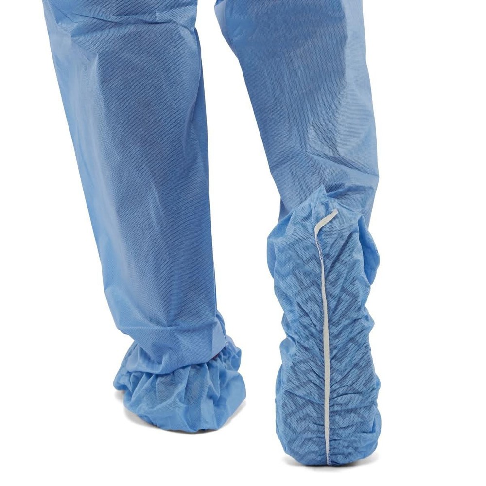 Medline Nonskid Medium-Weight Disposable Shoe Covers