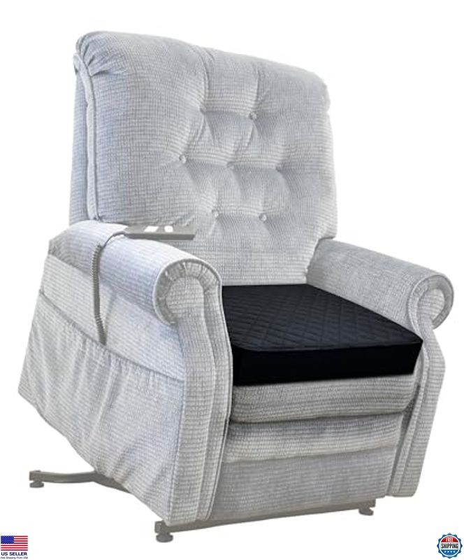 20″x20″x5″ Medium-Soft Memory Foam Recliner Cushion – Washable, Non-Slip Base