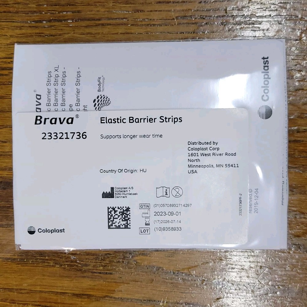 Brava Elastic Barrier Strips 4 count XL 23321736 Y shaped expires 7/2026