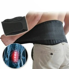 Adjustable Lumbar Support Lower Waist Back Belt Brace Pain Relief For Men Women