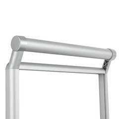 Wall Mounted Shower Chair Silvery Aluminum Alloy Foldable Shower Bench Folding