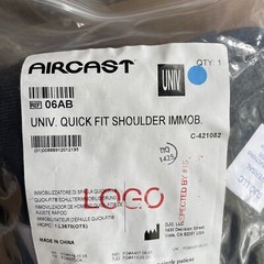 DJO Universal Shoulder Immobilizer Quick-Fit with Abduction Pillow Aircast