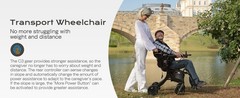4in1 Rollator Walker Electric Wheelchair Combo Foldable Lightweight for Elderly