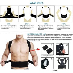 Posture Corrector Support Magnetic Back Shoulder Brace Belt Band For Men Women