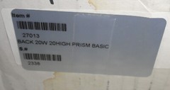 FUTURE MOBILITY PRISM BASIC WHEELCHAIR BACK 20X20″VERY GOOD-NO ACCESS
