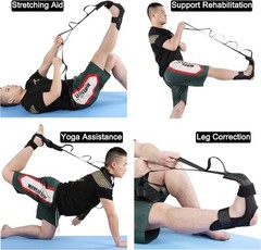 Foot and Calf Stretcher, Leg Hamstring Stretching Black