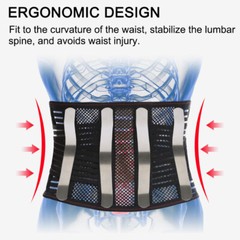 Orthopedic Lumbar Lower Back Support Belt Brace Sciatica Pain Relief Mens Women