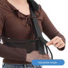 Mesh Arm Shoulder Sling, Shower, Breathable, Rotator Cuff, Pad, Men Women,Adjust