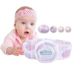 Hernia Belt for Baby，Umbilical Hernia Belt with Convex Covered Compression Pa…