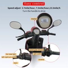 Heavy Duty 4 Wheel Mobility Scooters 500lbs 800W All Terrain for Seniors Adults