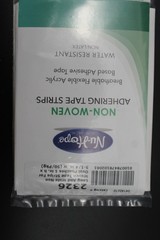 50 Nu-Hope 2326 Long & Wide NON-WOVEN Adhering Strips for Oval Ostomy Pouches