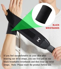 1Pair TFCC Wrist Brace with 1Pair Wristbands, Wrist Support for Tendonitis, S…
