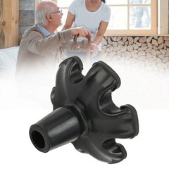 Cane Tip with 6 Support Rubber Foot for Walking Canes 3/4 Inch Shaft Self Stand-