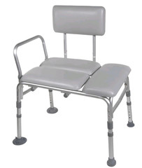 Drive Medical Padded Seat Transfer Bench 12005KD1 New, Opened, Tool Free, 450lb
