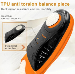 Arch Support Orthotics, Orthoflexx Insoles for Men, High Arch Support