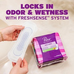 Poise Daily Liners Long Length 2 Drop Absorbency 176 Ct 4 x 44 Packaging Var…