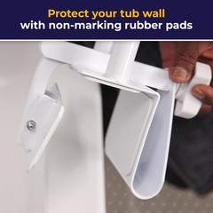 Barra de apoyo para bañera médica para personas mayores, altura ajustable NEW US
