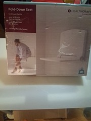 Invisia 15” Folding Shower Seat ADA Wall Mount Bath Seat 440 lb White