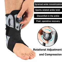 Ankle Stabilizer Brace Support Rotatable Tendon Plantar Fasciitis Pain Relief