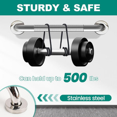 2 Pack 16 Inch Grab Bars for Bathtubs and Showers, Safety Bathroom Shower Grab B