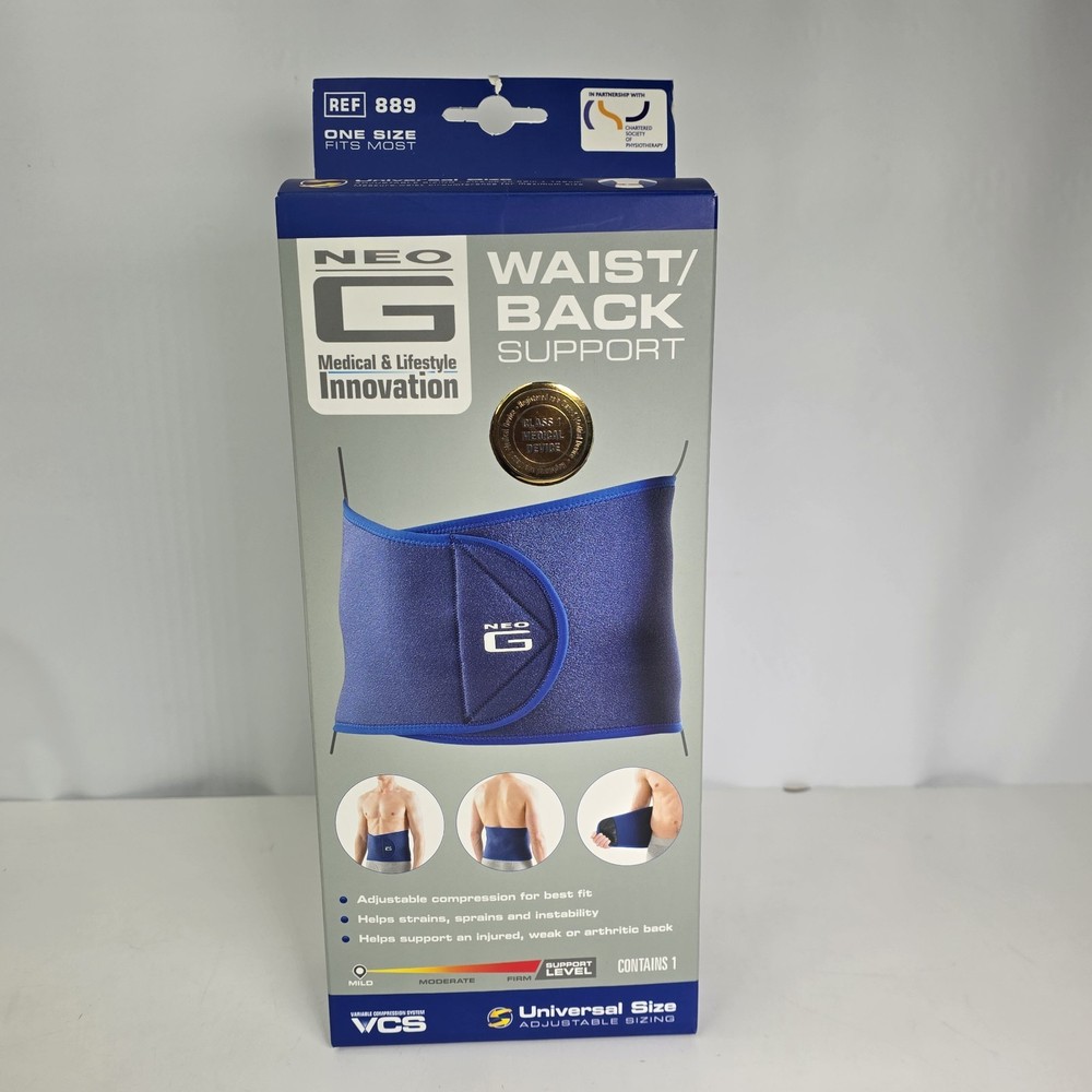 NEO G WAIST BACK SUPPORT. New. One Size Fits Most. Ref 889.