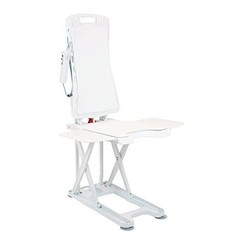 Drive Medical Bellavita Bath Lift Chair Reclining Electric Tub Lift White