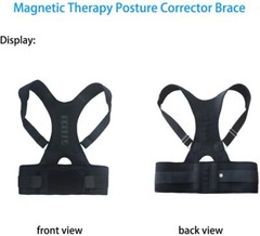 US Posture Corrector Support Magnetic Back Shoulder Brace Belt For Men Women hot