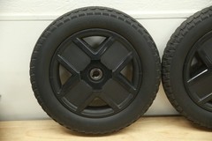 PAIR FLAT-FREE Drive Wheels Tires for Jazzy EVO 613 Power Chairs DGN2005417