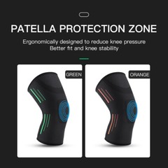 Sport Knee Support Brace Best No-Slip Knee Braces for Knee Pain Relief Women Men