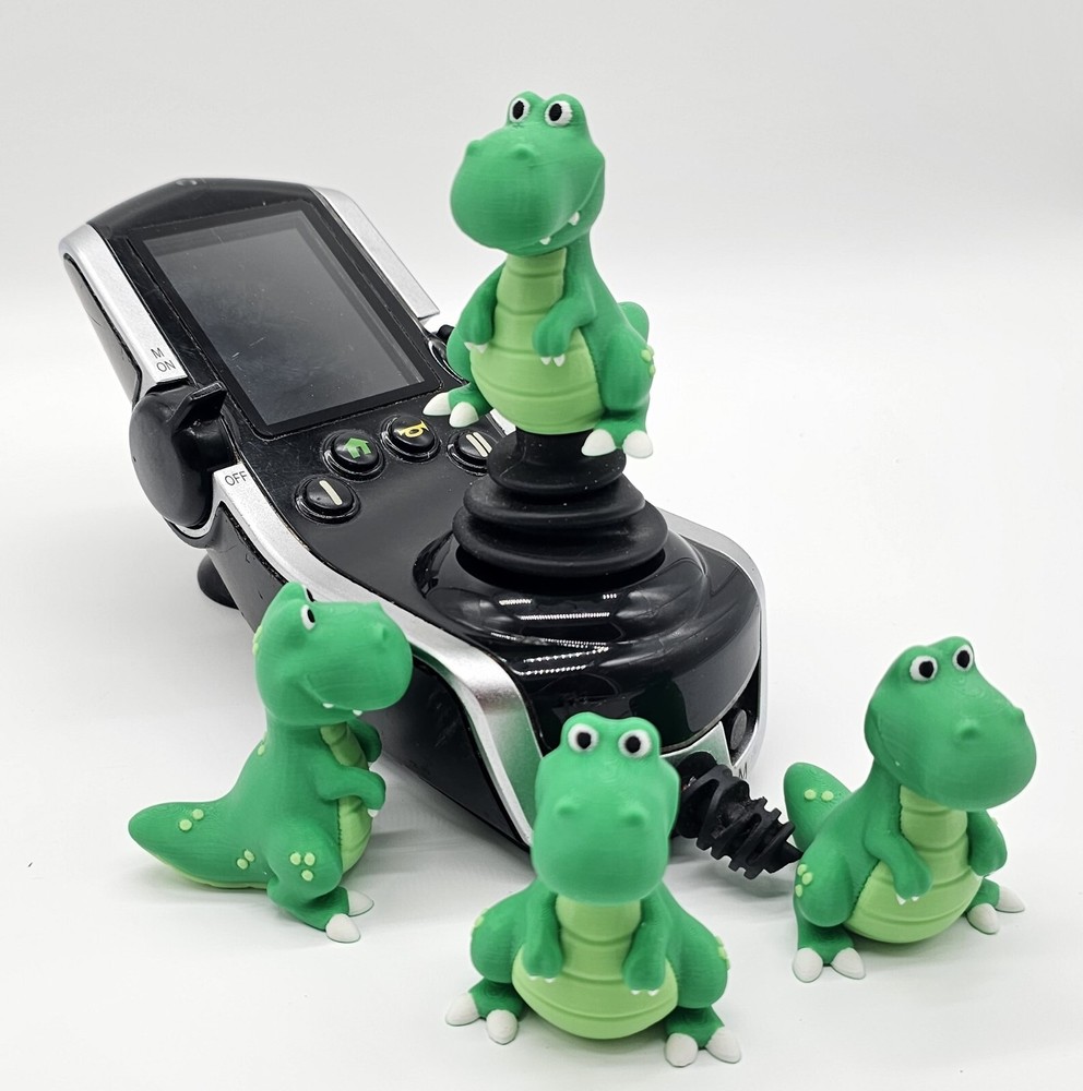 Power Wheelchair Accessory Mobility Cute T-Rex Dinosaur Joystick knob
