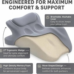 Ergonomic Pillow Sex Couples Multi-Angled Intimacy Reading Lumbar Back Support