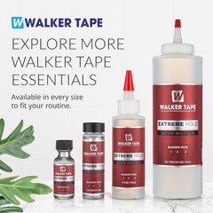 Walker Tape Extreme Hold Adhesive 4 Fl Oz Squeeze Bottle For Wig Installs Lace