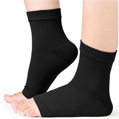 3 Pack Ankle Brace Compression Sleeve 15-20 mmHg Open Toe Сompression Socks