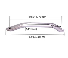 4X Stainless Steel Boat Grab Round Tube Handle 9″ for Marine Yacht Truck Bench