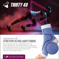 Plantar Fasciitis Socks 20-30 mmHg Compression Sleeves for Ankle Heel Support