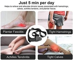Foot and Calf Stretcher, Leg Hamstring Stretching Black